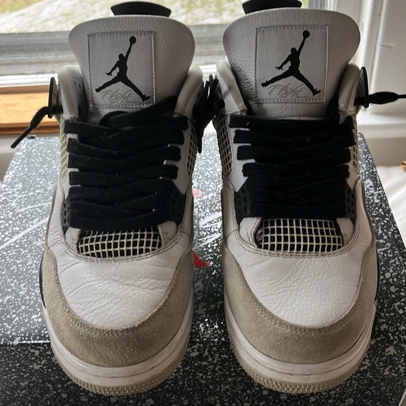 Jordan 4 military black used US Men’s size 10 - Picture 3 of 6